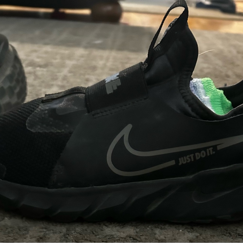 Nike Black Slip-On Sneakers